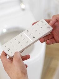 Унитаз-биде электронный Swedbe Smart 418х480х670 напольный, подсветка, белый 0500