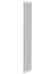 Радиатор Zehnder Charleston 2180 двухтрубчатый 8 секций, боковое подключение 1/2'', 1541Вт, белый