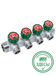 ��������� ������������ FAR 1"�� �� 4 ������ 3/4"�, ����.eurokonus, FK 3824 134