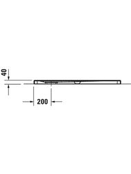 ������ ��������� Duravit Tempano 1000�700�40 � �������������� ��������� 720193000000001