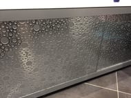 Экран под ванну боковой A-SCREEN Bubble silver 810х530 белый профиль