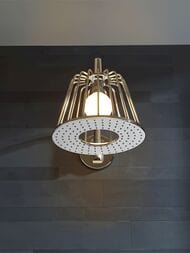 Верхний душ Axor LampShower Nendo 26031000 275мм настенный, 1jet, поворотный с держателем — изображение 2