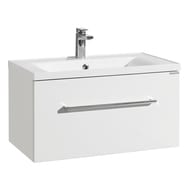 Тумба под раковину AQUATON Мадрид 80 М 1A126801MA010 796x441x400 подвесная, 1 ящик, белый глянец