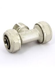 Тройник Tiemme 32х1"Нх32 м/пластик обжим. 1600085(1608N320632)