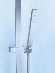 Душевая система Grohe Euphoria Cube 26087 термостат, верхний и ручной душ, шланг, штанга — изображение 4