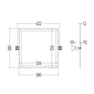 ������� Devon&Devon Time 580�580�12 ����������, ���� TM321CR